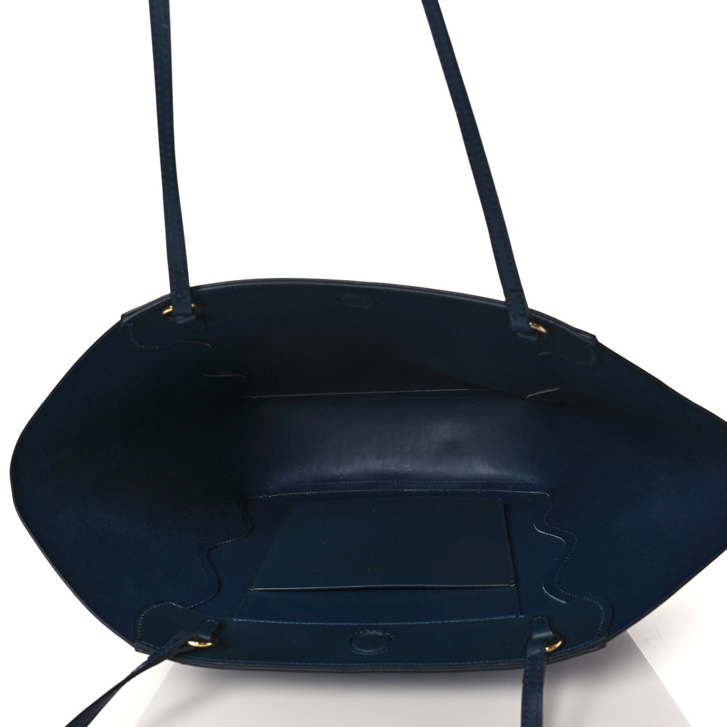 Calfskin Mini Ocean Tote Blue