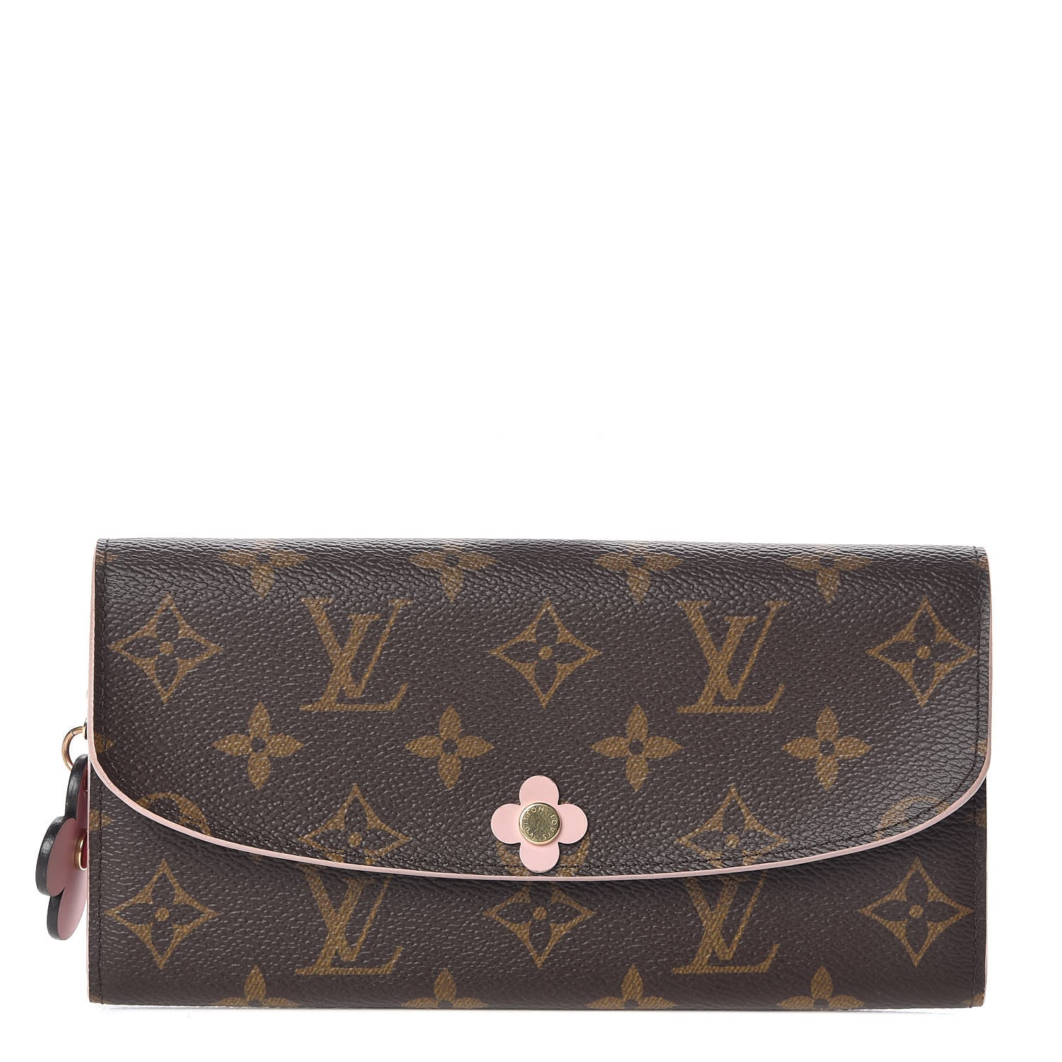 Louis Vuitton Monogram Bloom Flower Emilie Wallet 1 of 8