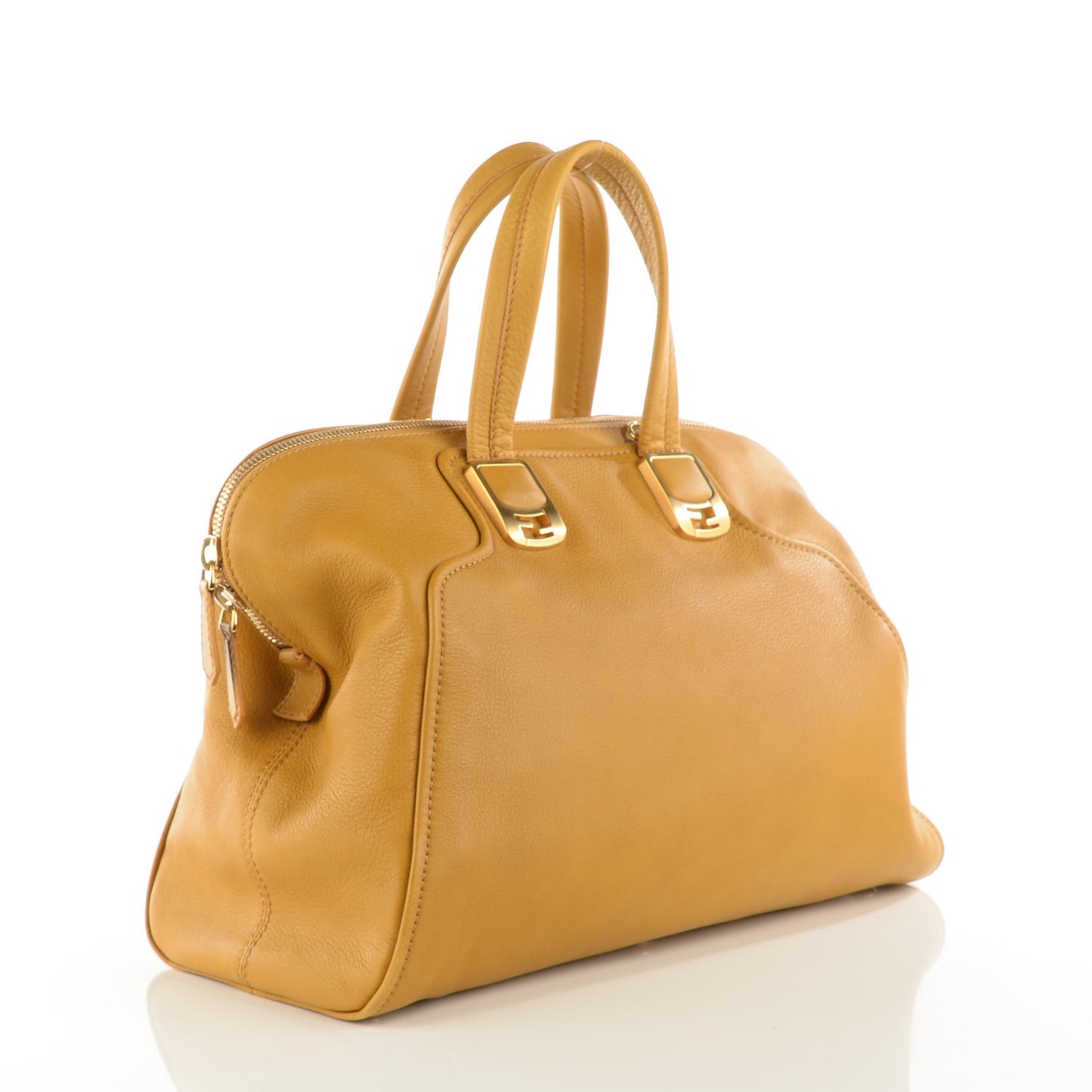 Vitello Dolce Marmol Large Chameleon Tote Yellow