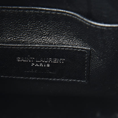 Saint Laurent Calfskin Crocodile Embossed Baby Sac De Jour Fog 5 of 23
