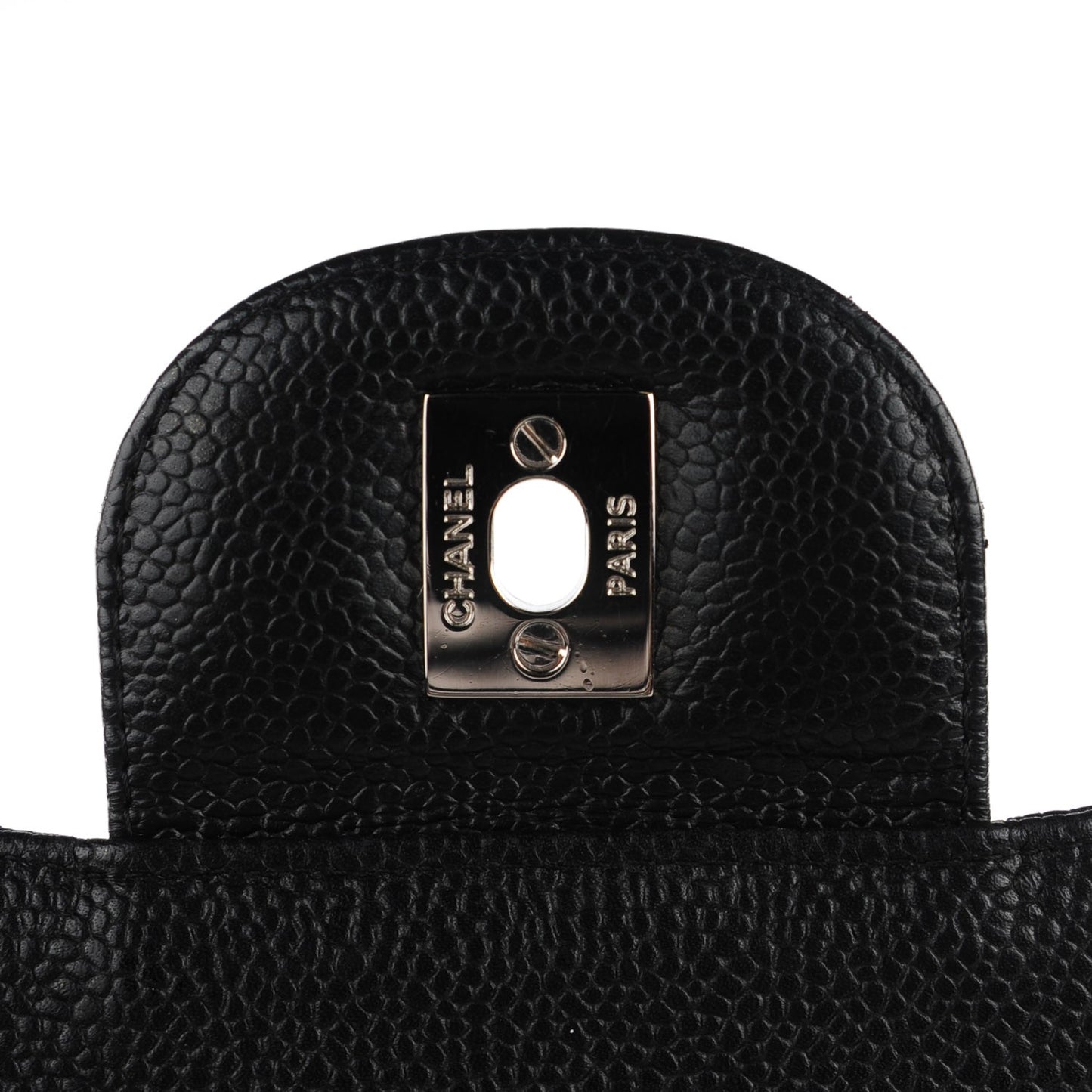 Caviar Quilted Jumbo Single Flap Black