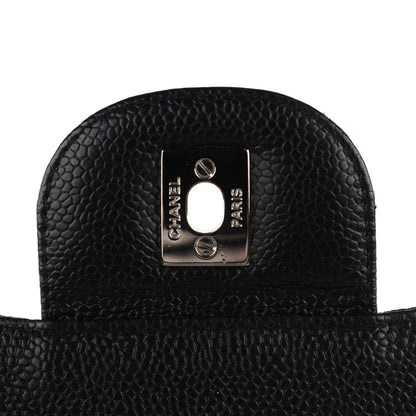 Chanel Caviar Quilted Jumbo Single Flap Black 5 of 8