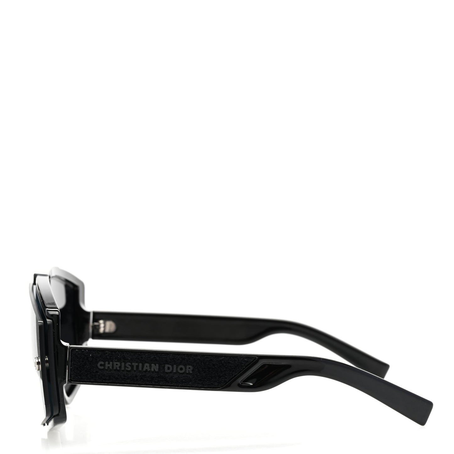 Acetate Diorxtrem MU Oblique Mask Sunglasses Black