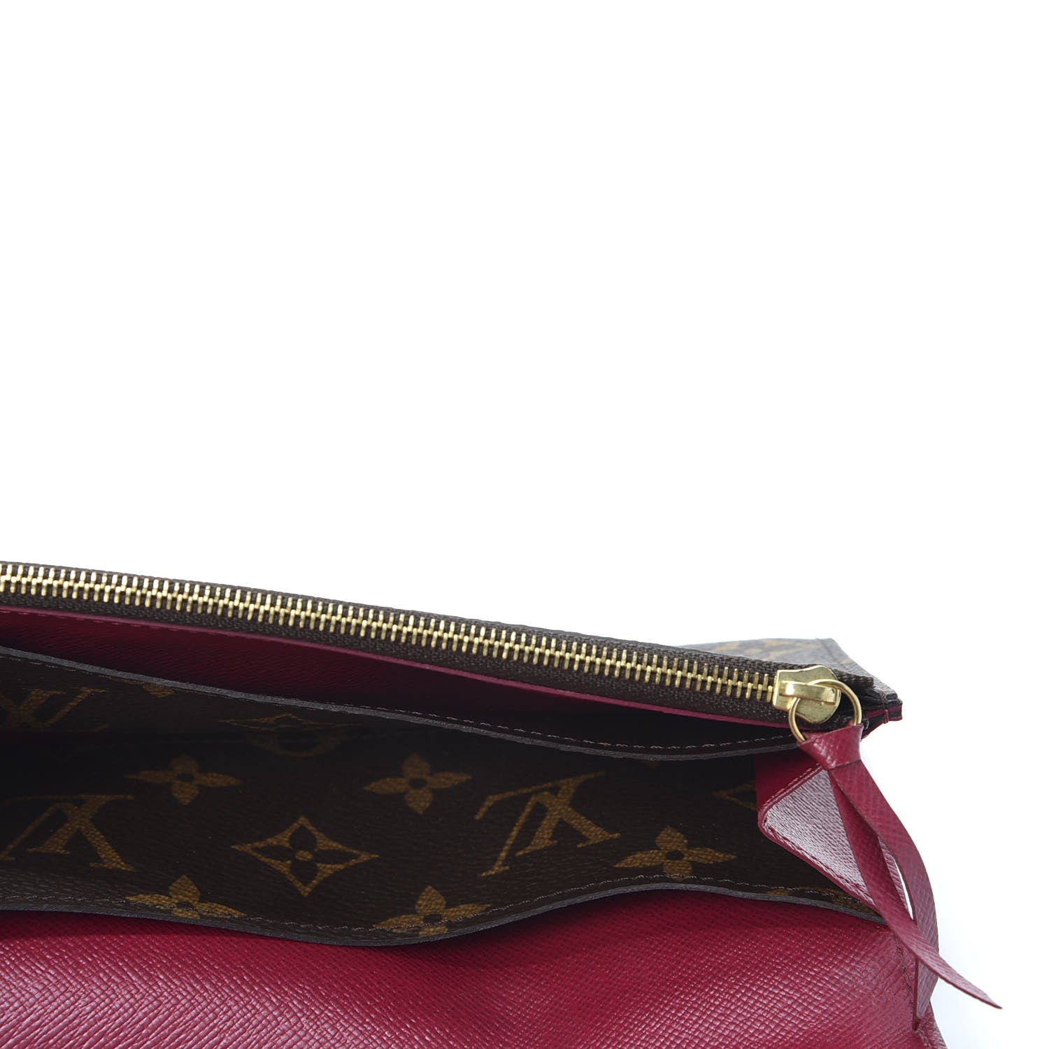 Louis Vuitton Monogram Emilie Wallet Fuchsia 4 of 7