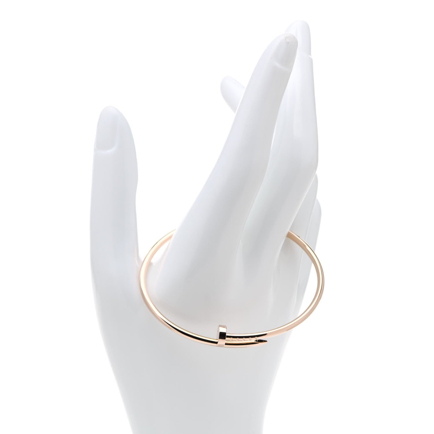 Cartier 18K Pink Gold Small Juste Un Clou Bracelet 17 2 of 5