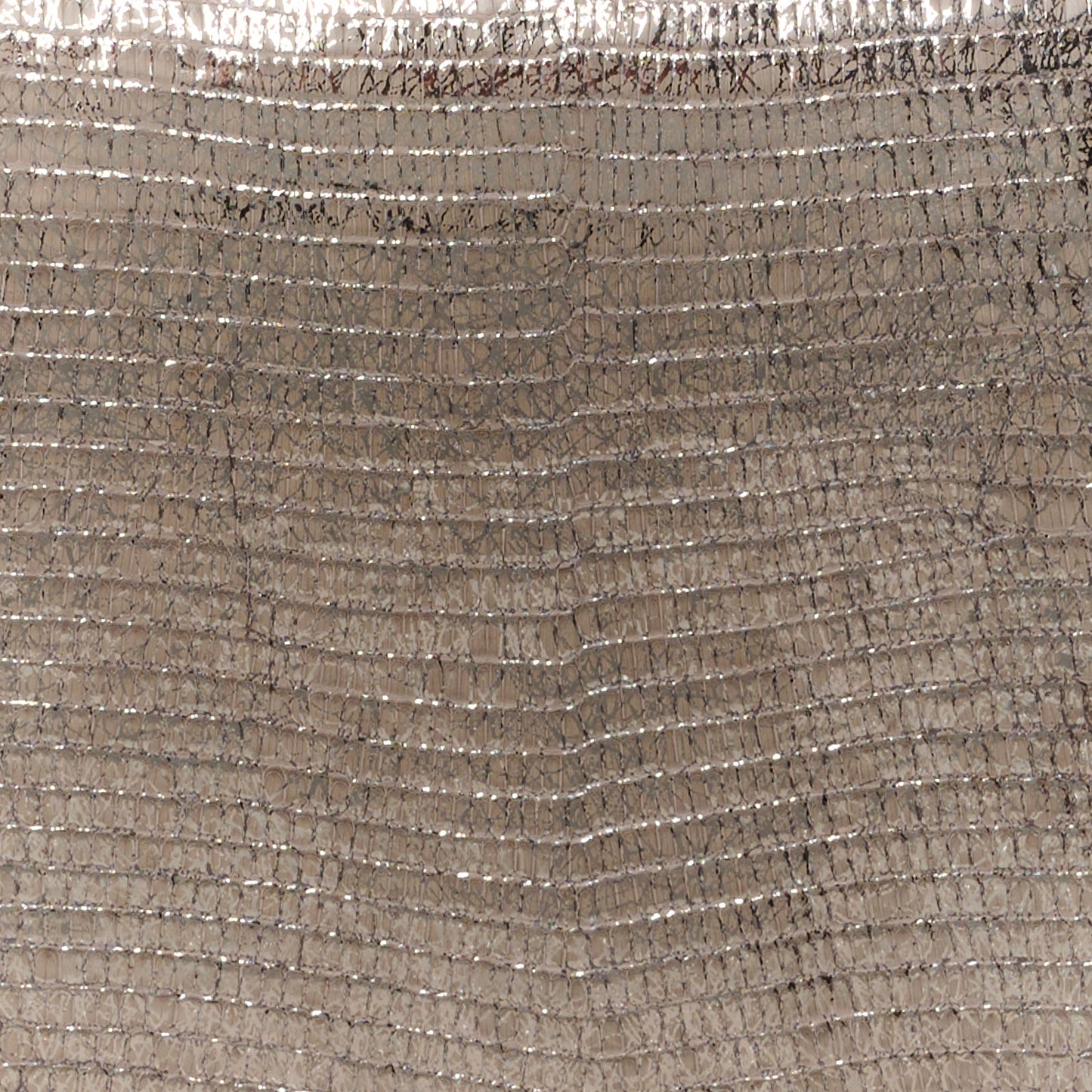 Metallic Lizard Lambskin Boy Square Wallet On Chain WOC Dark Khaki