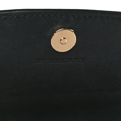 Burberry Calfskin House Check Henley Wallet On Chain Black 6 of 8