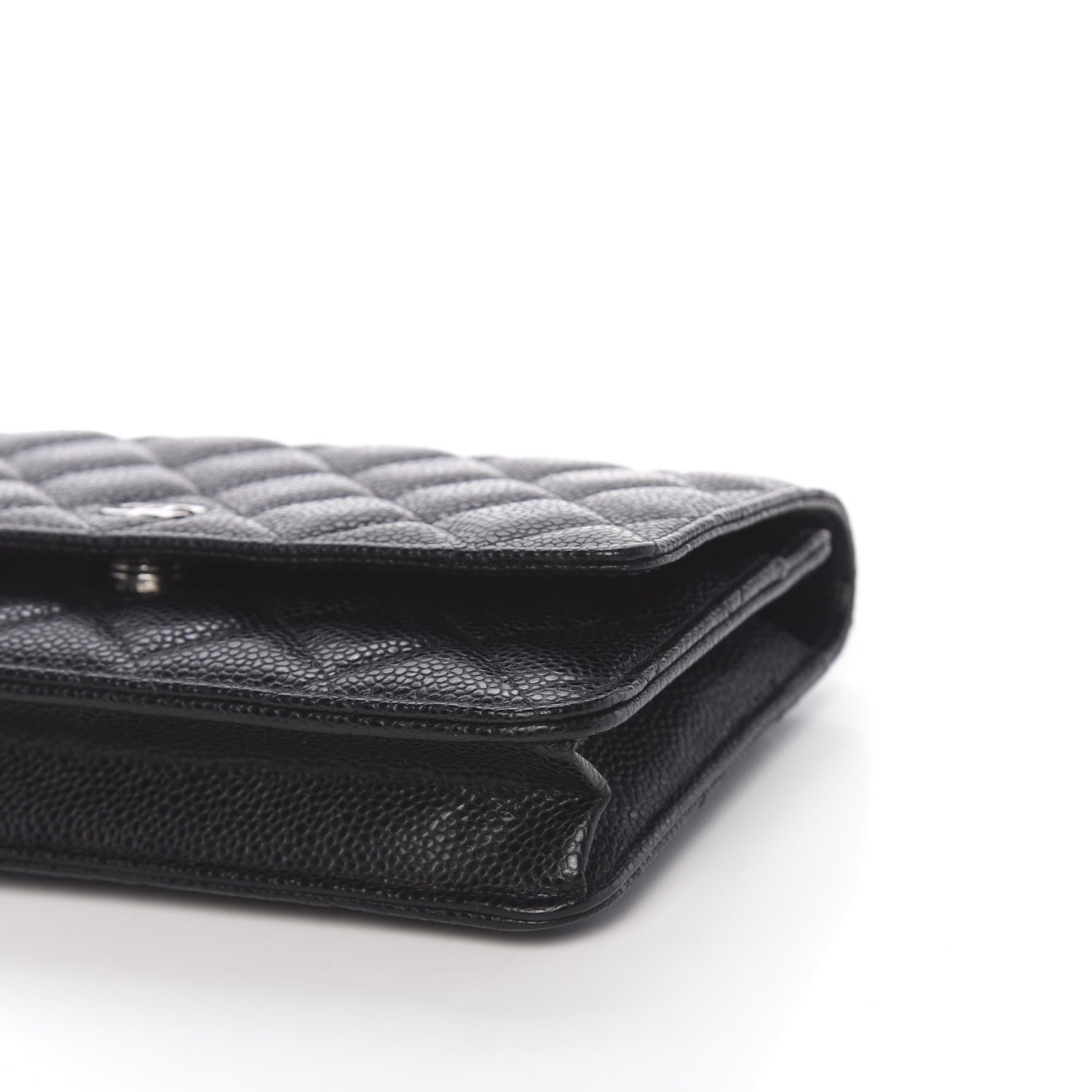 Chanel Caviar Quilted Wallet On Chain WOC Black 10 of 12