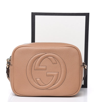 Gucci Pebbled Calfskin Small Soho Disco Bag Rose Beige 11 of 11