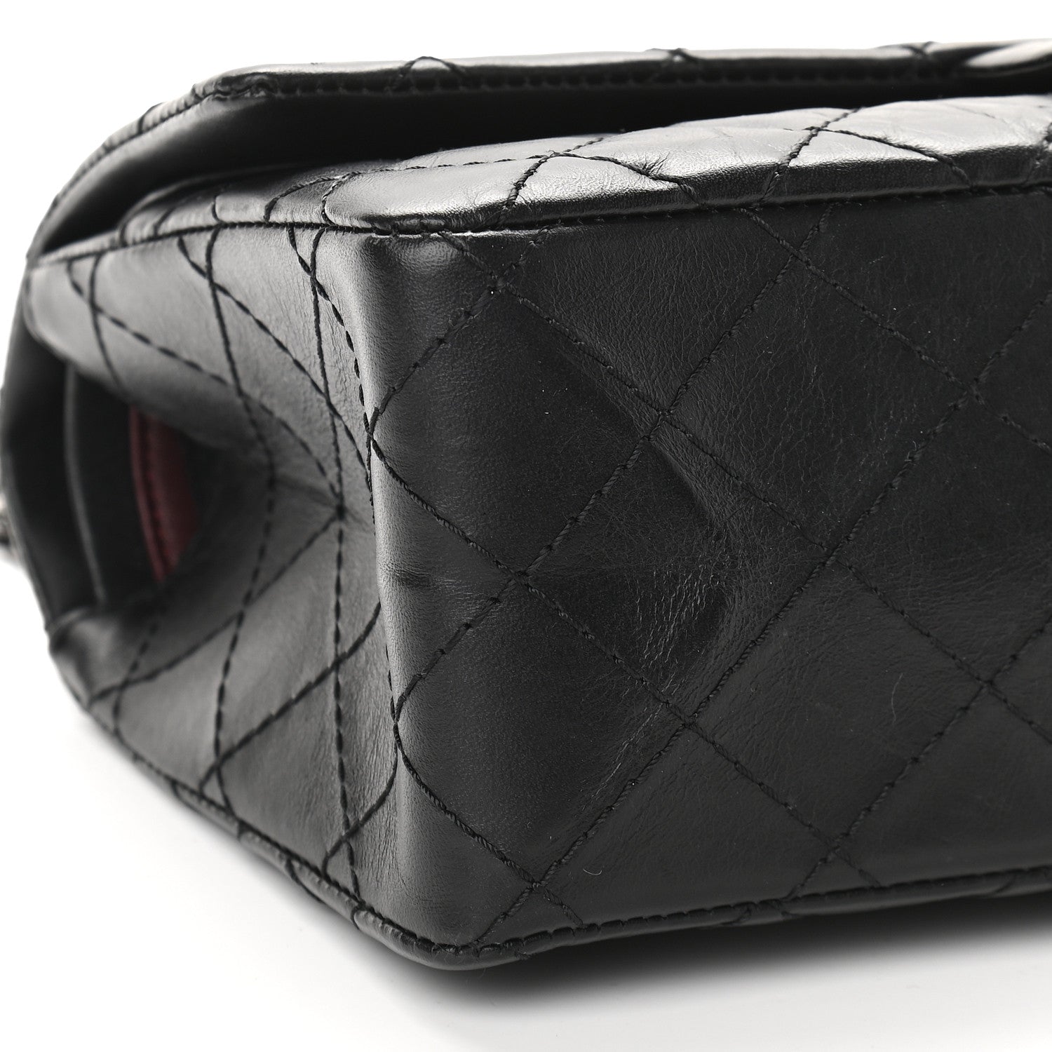 Chanel Aged Calfskin Quilted 2.55 Reissue 225 Flap Black 8 of 9