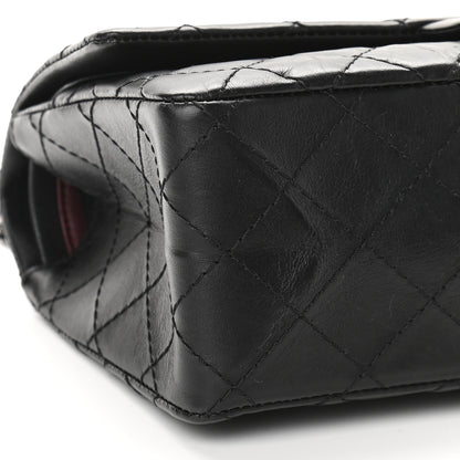 Chanel Aged Calfskin Quilted 2.55 Reissue 225 Flap Black 8 of 9
