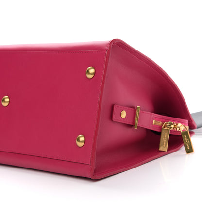 Saint Laurent Calfskin Medium Classic Y Cabas Fuchsia 8 of 8