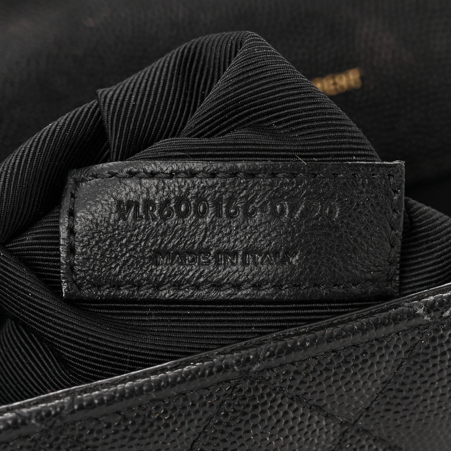 Saint Laurent Grain De Poudre Textured Mixed Matelasse Large Triquilt Monogram Satchel Black 7 of 16