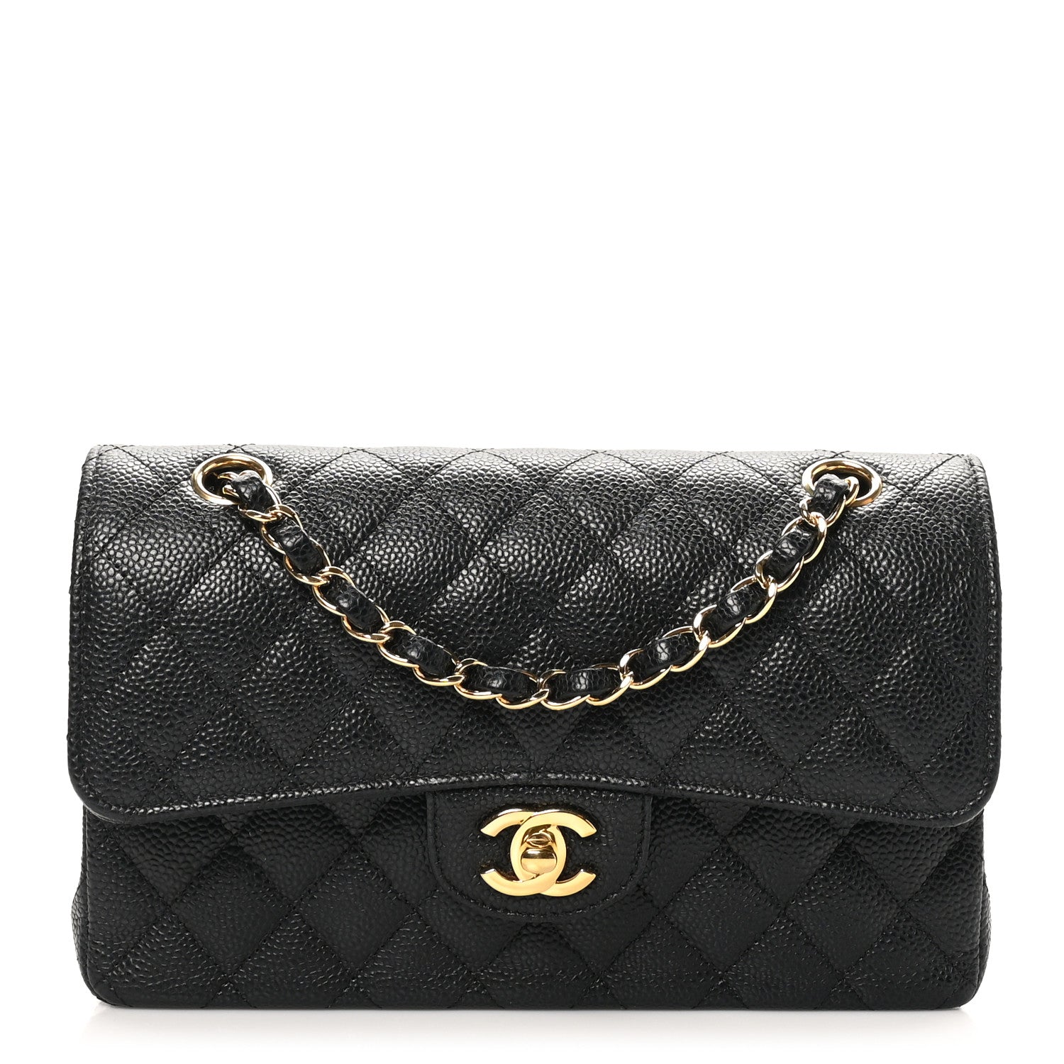Chanel Caviar Quilted Small Double Flap Black 1 of 11