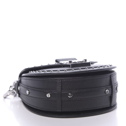 MCM Calfskin Mini Patricia Studded Crossbody Bag Black 4 of 10