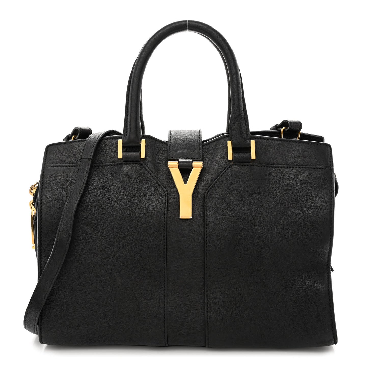 Calfskin Small Classic Y Cabas Black