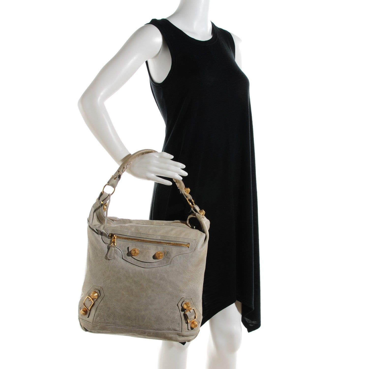Balenciaga Agneau Giant 21 Gold Hardware Day Hobo Natural 2 of 10