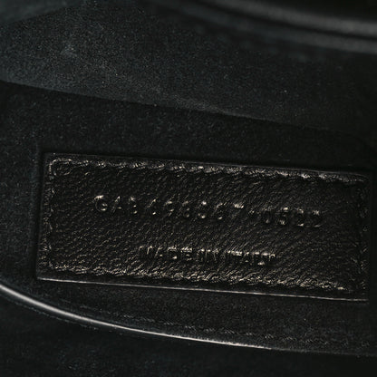 Saint Laurent Lambskin Quilted Le 57 Diamond Shoulder Bag Black 7 of 9