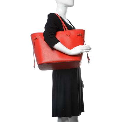 Louis Vuitton Epi Neverfull MM Coquelicot 2 of 16