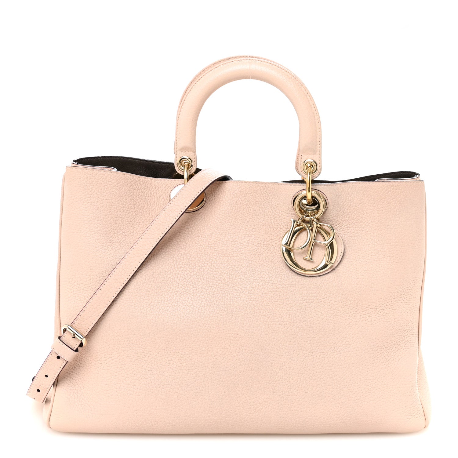 Christian Dior Bullcalf Large Diorissimo Tote Rose Poudre 1 of 10