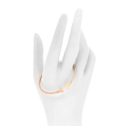 Tiffany 18K Rose Gold T Wire Bracelet 2 of 4