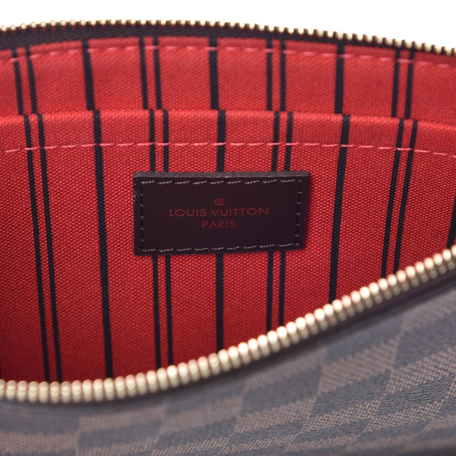 Louis Vuitton Damier Ebene Neverfull MM GM Pochette 6 of 8