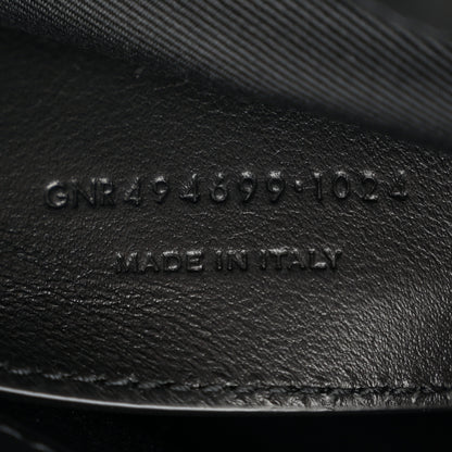 Saint Laurent Calfskin Y Quilted Monogram Small Loulou Chain Satchel Black 7 of 12