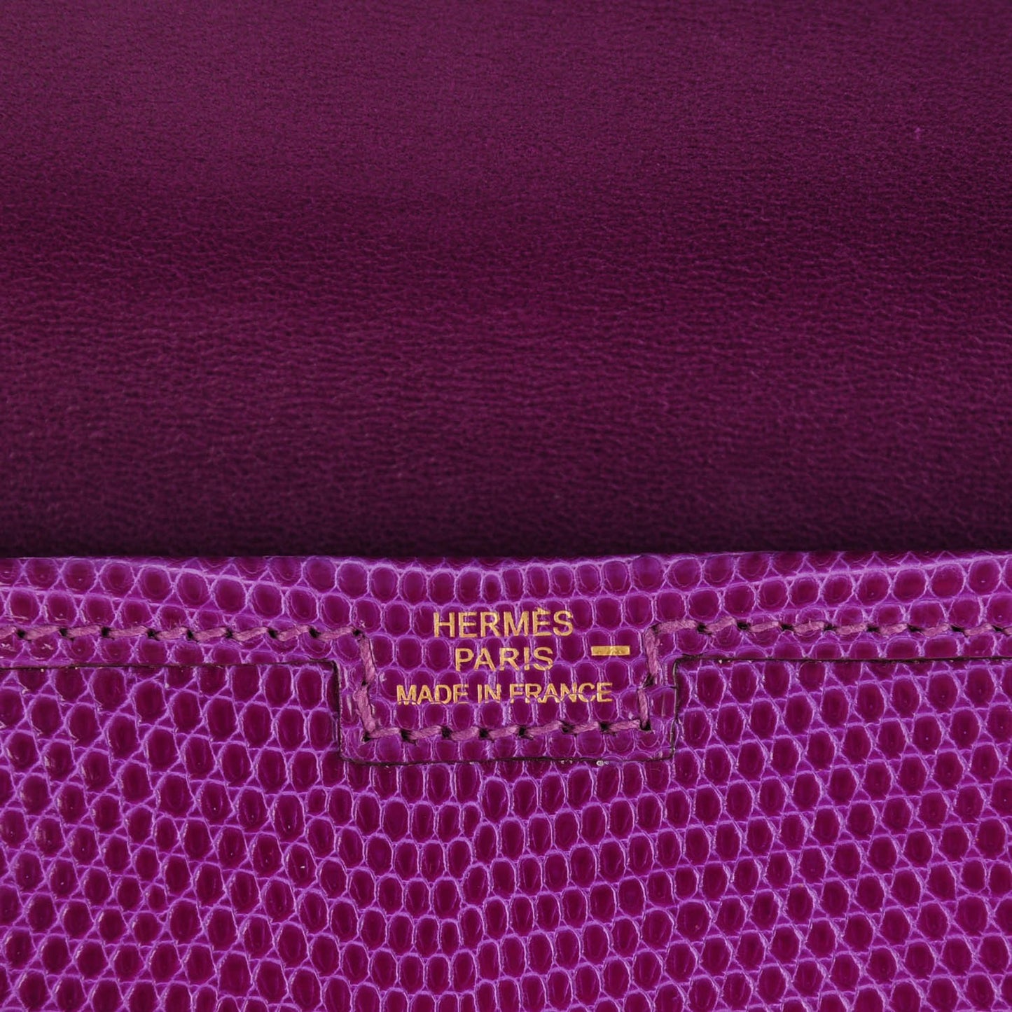 Lizard Mini Jige Clutch Violet