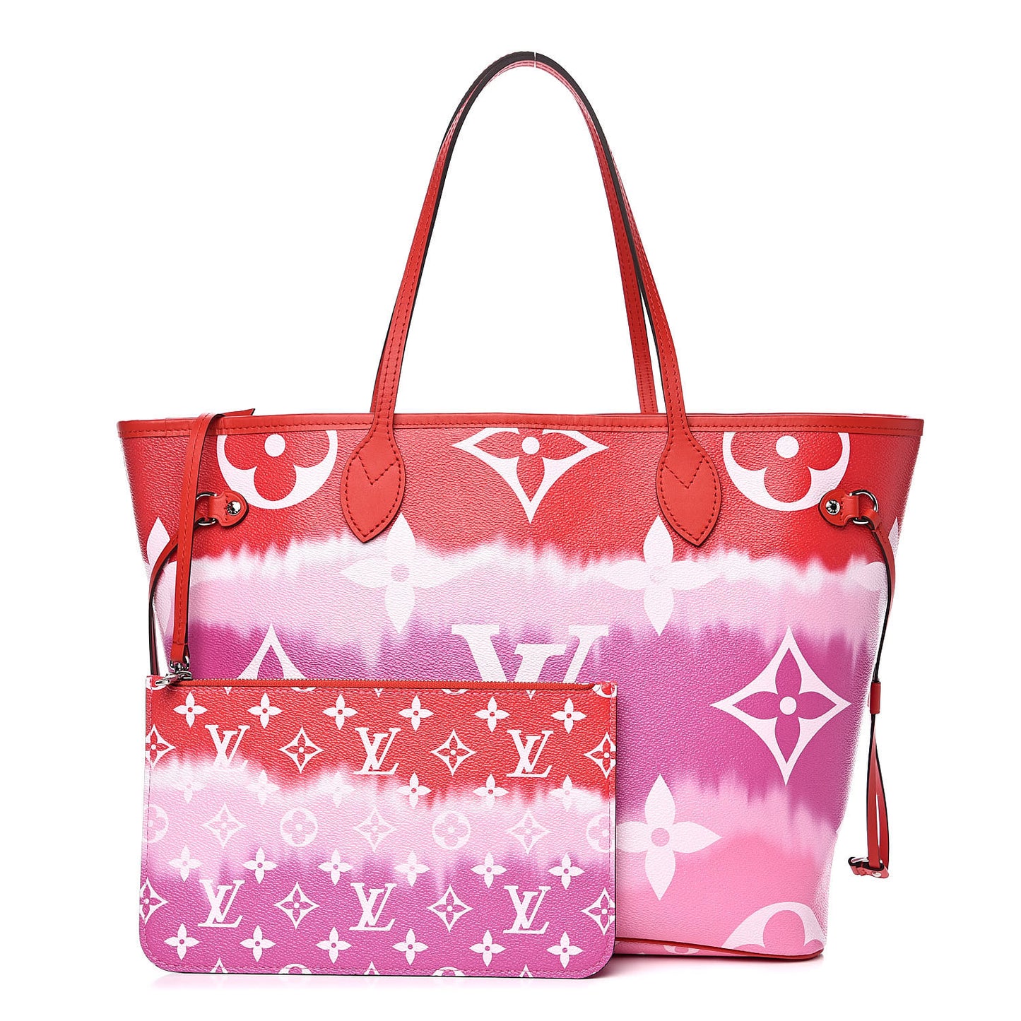 Monogram Escale Neverfull MM Rouge