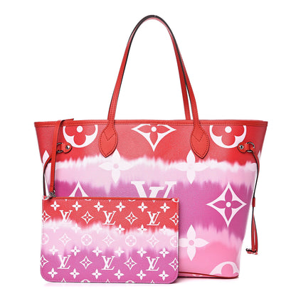 Louis Vuitton Monogram Escale Neverfull MM Rouge 1 of 9