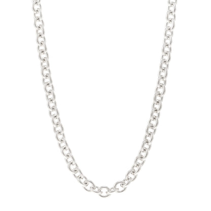 Tiffany Sterling Silver Round Link Necklace 1 of 5