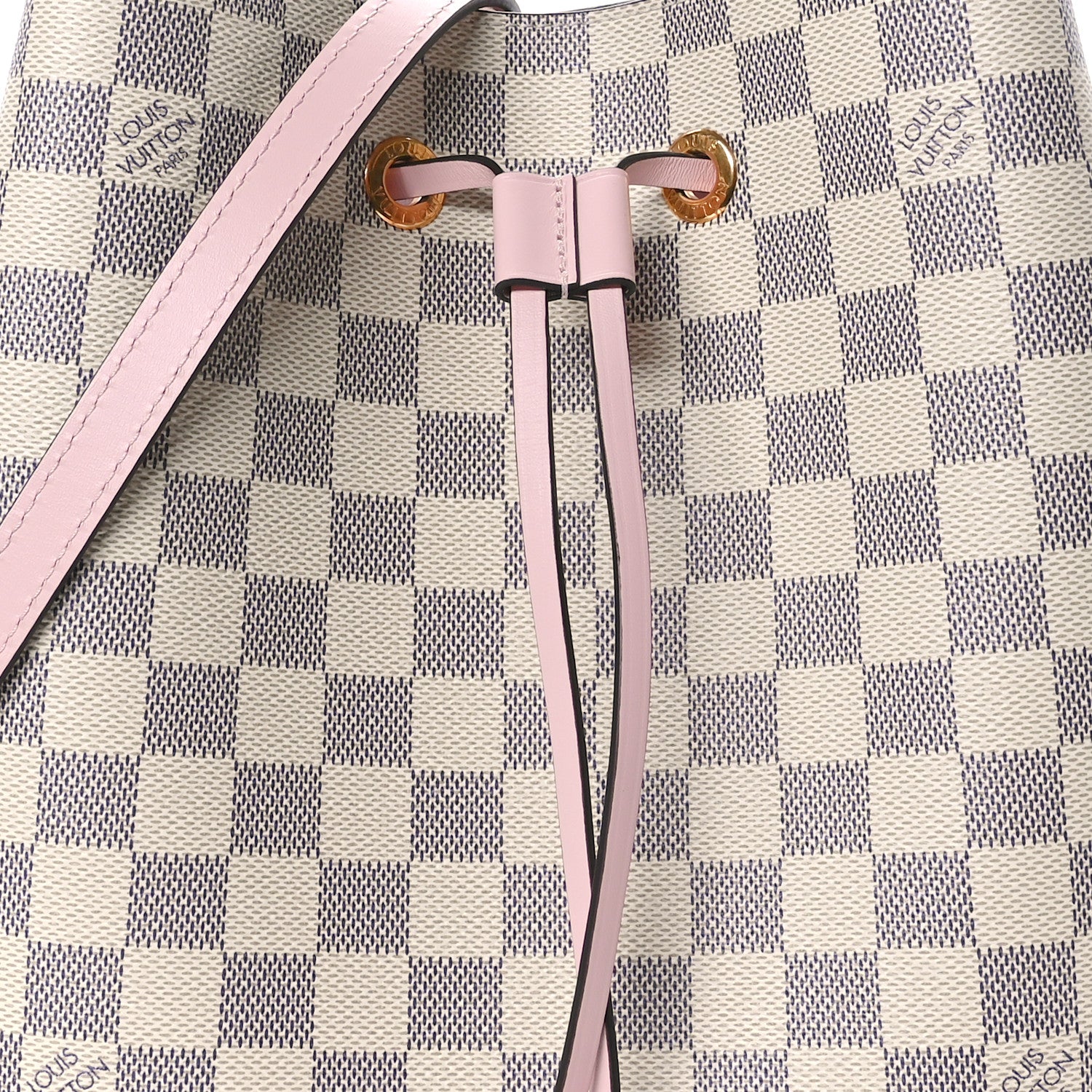 Louis Vuitton Damier Azur Neonoe MM Eau De Rose 8 of 10