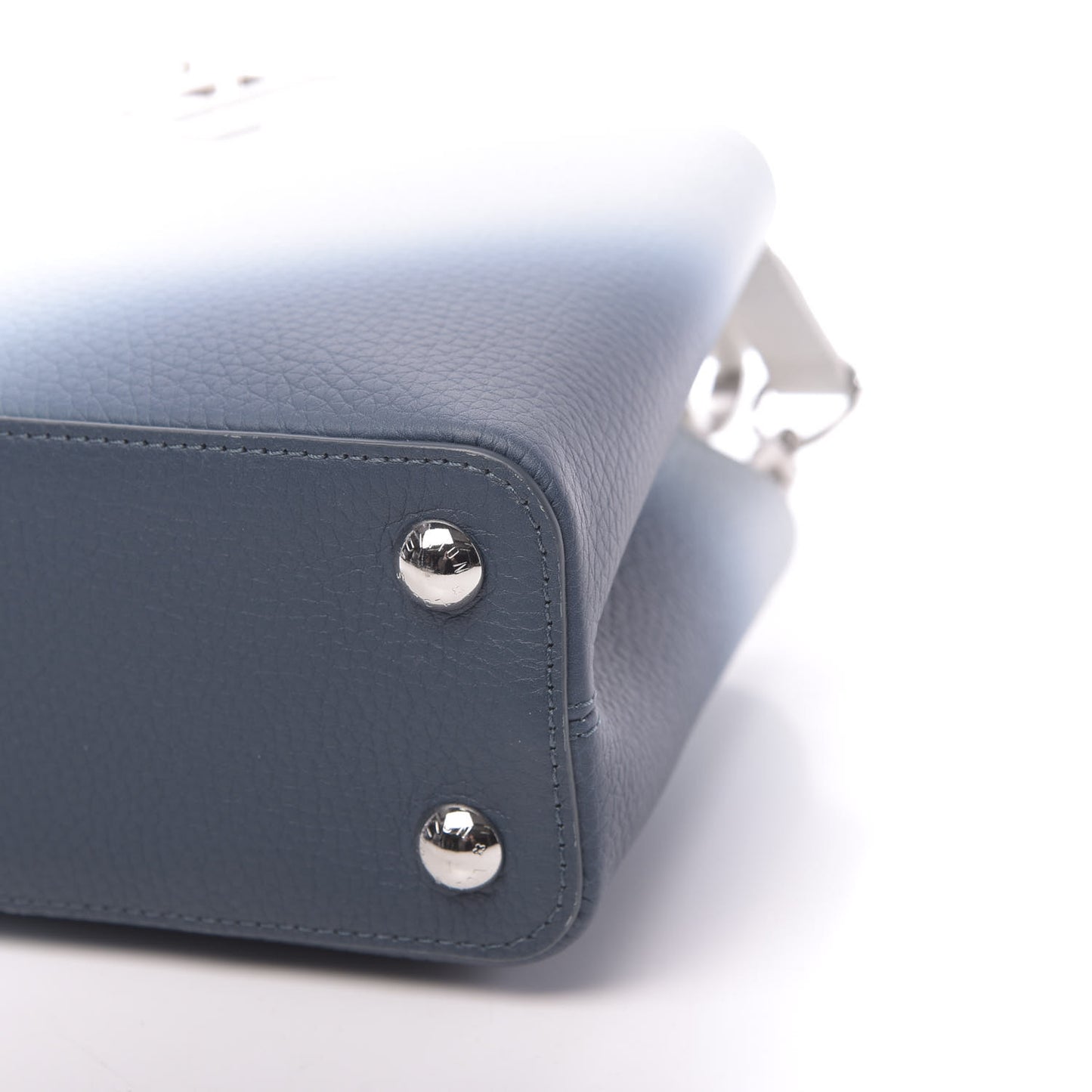 Taurillon Gradient Capucines BB Denim Blue