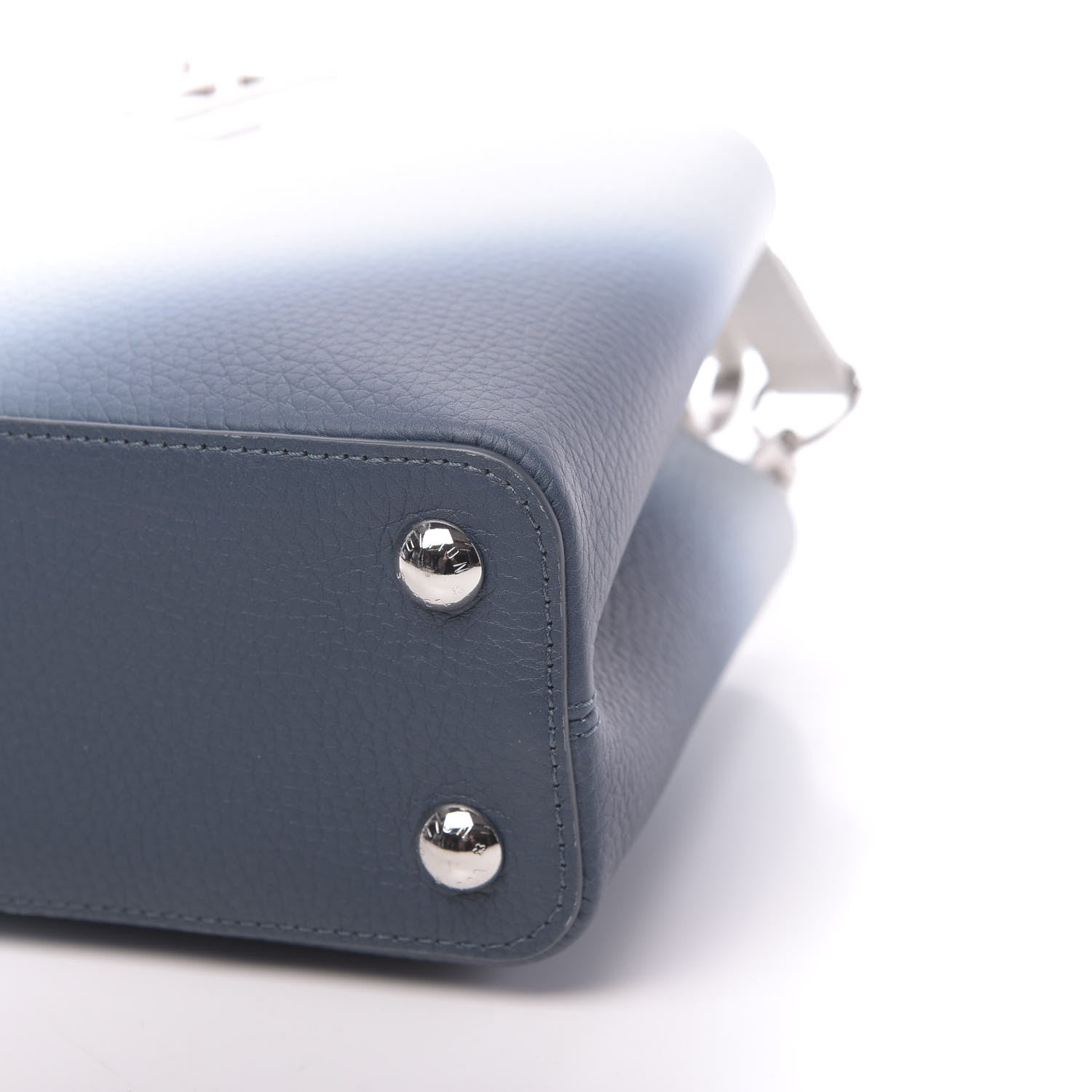 Louis Vuitton Taurillon Gradient Capucines BB Denim Blue 8 of 9