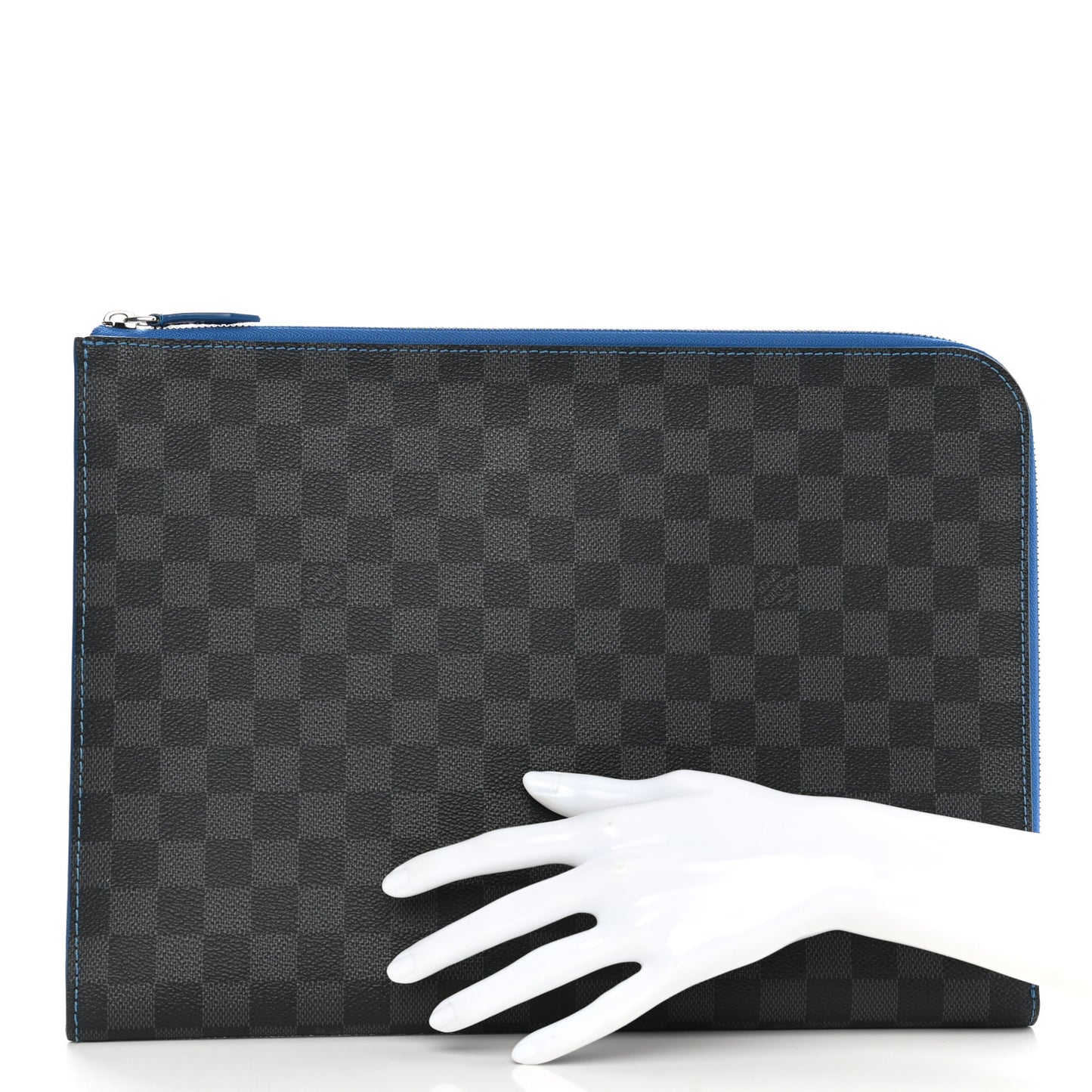 Damier Graphite Pochette Jour GM Bleu