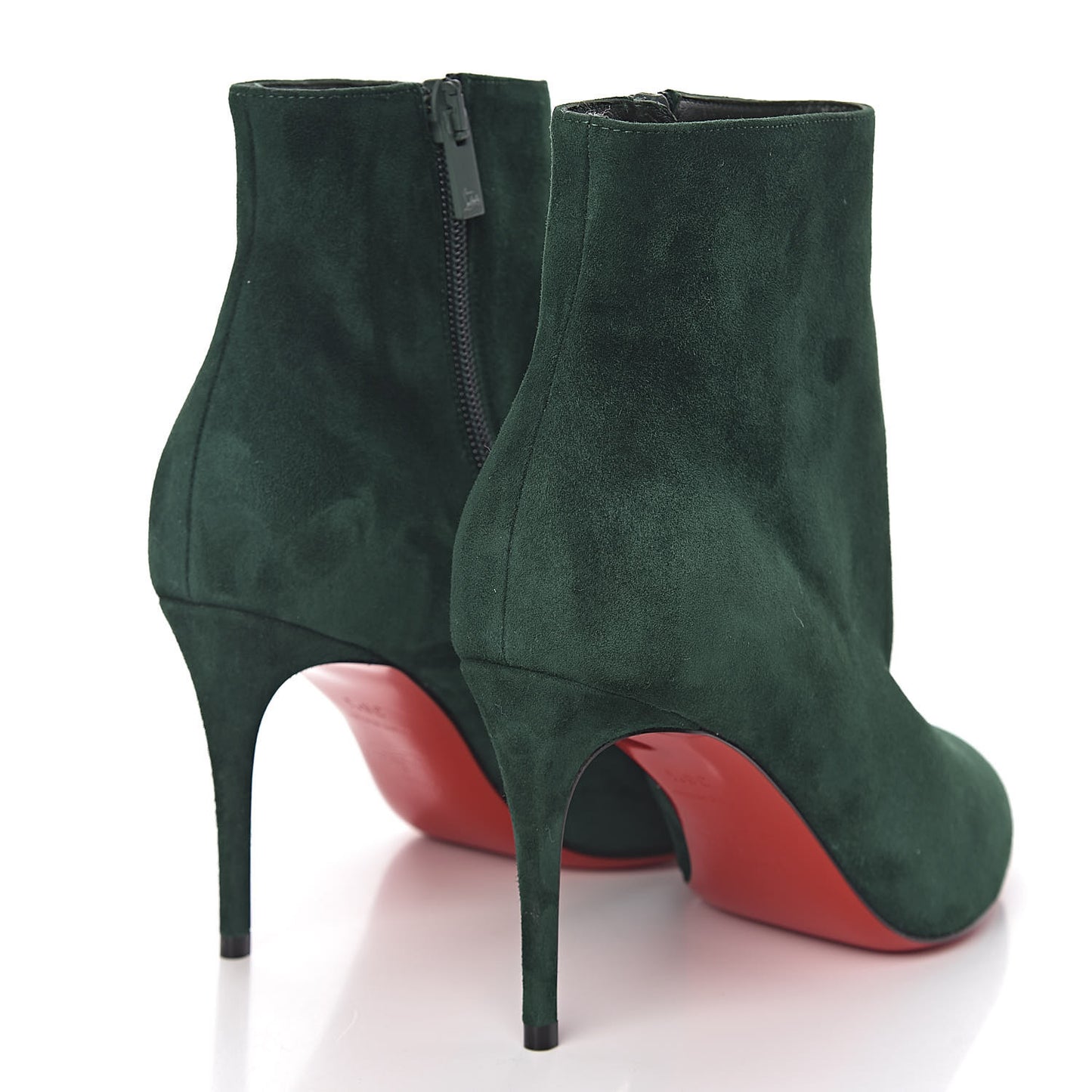 Veau Velours Eloise Booty 85 Ankle Boots 36.5 Green