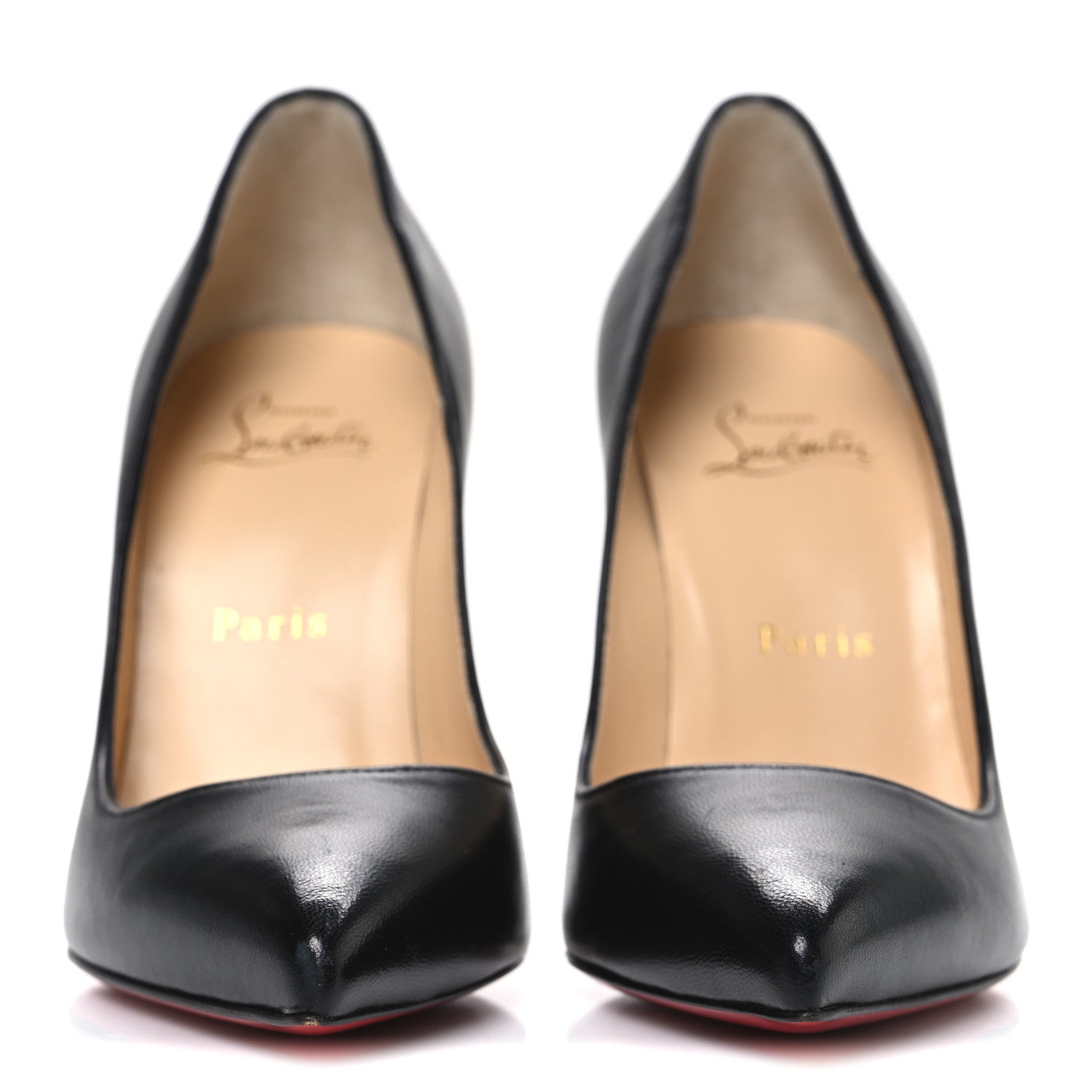 Christian Louboutin Shiny Nappa Pigalle Follies 100 Pumps 36 Black 3 of 11