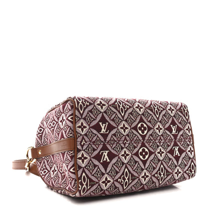 Louis Vuitton Jacquard Since 1854 Speedy Bandouliere 25 Bordeaux 4 of 10