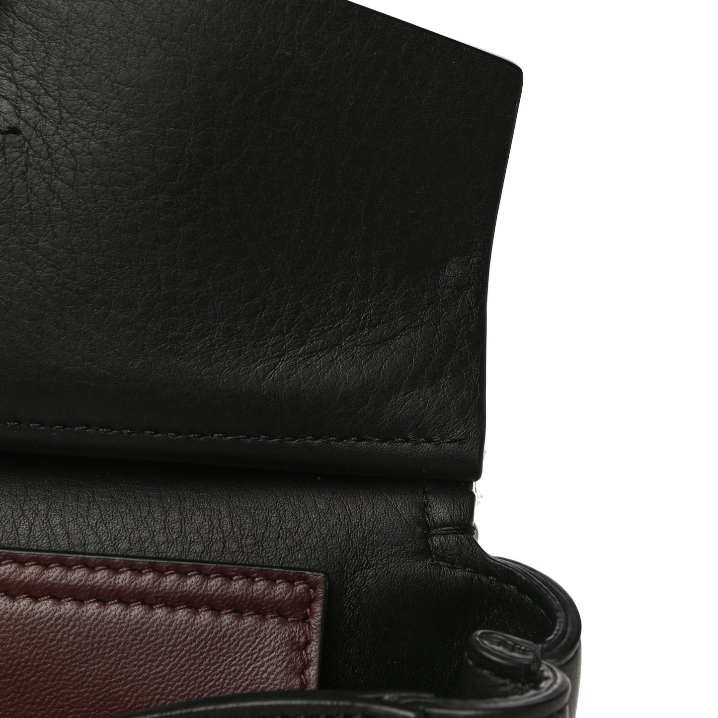 Calfskin Mini Mystic Shoulder Bag Black