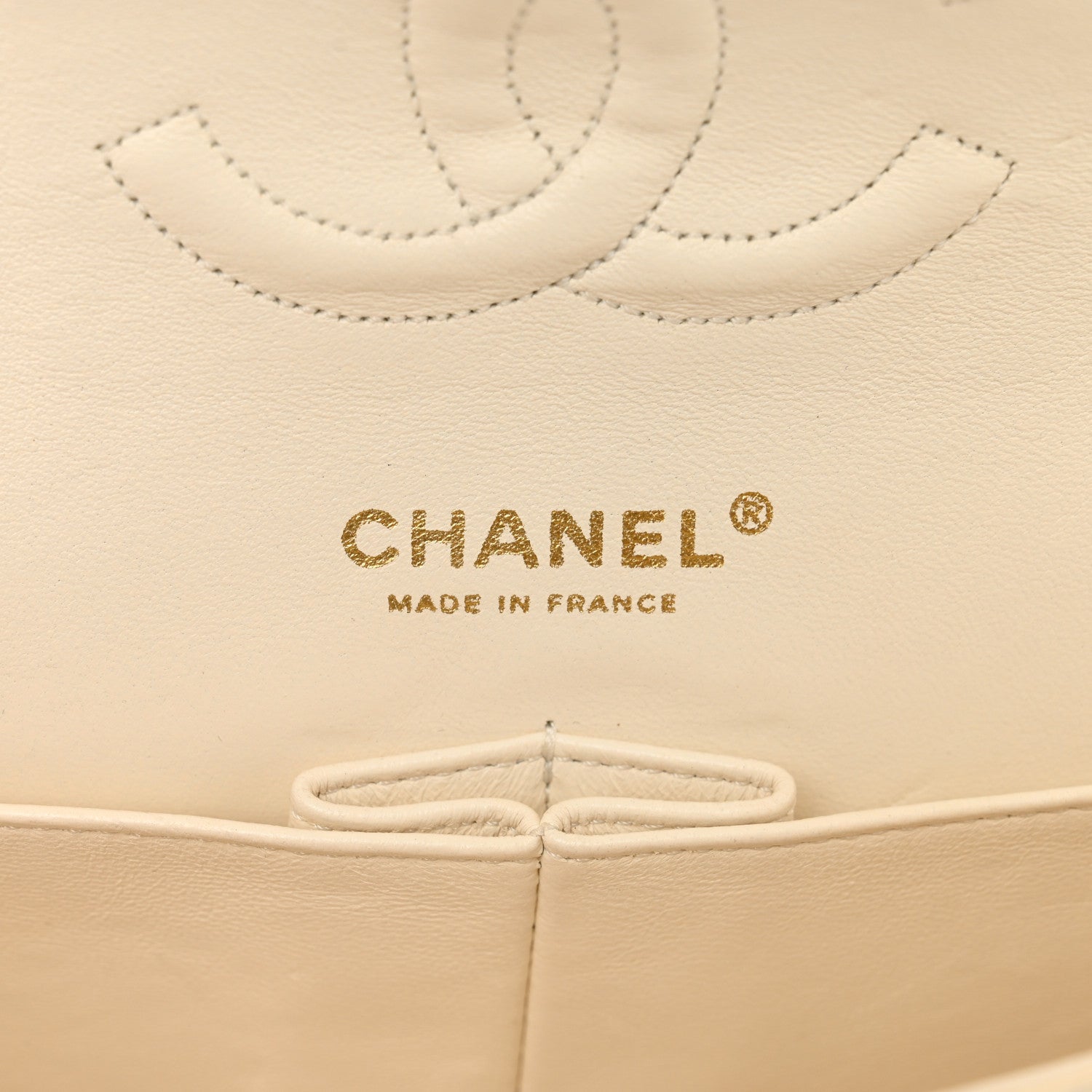 Chanel Lambskin Quilted Medium Double Flap White 7 of 14
