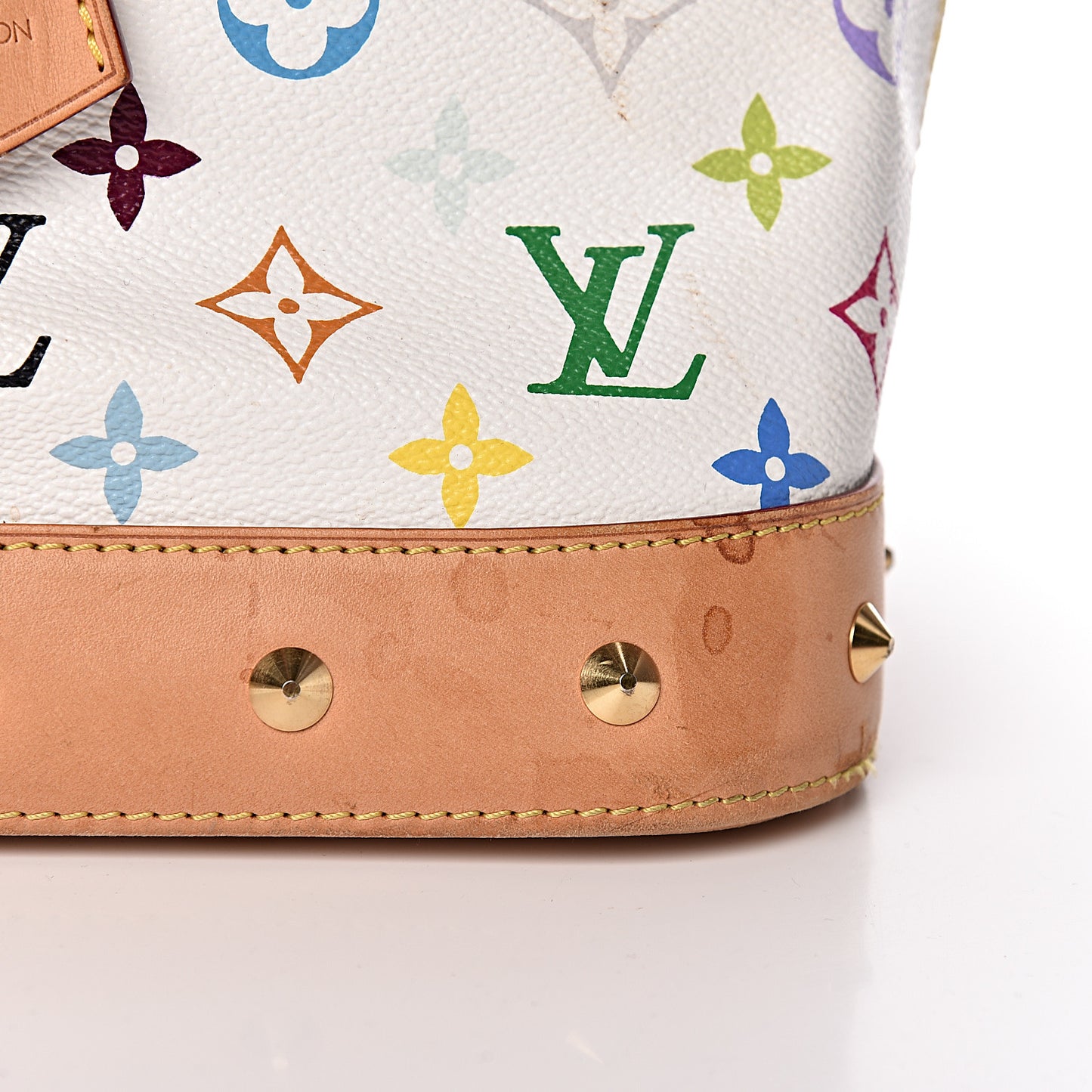 Monogram Multicolor Alma GM White