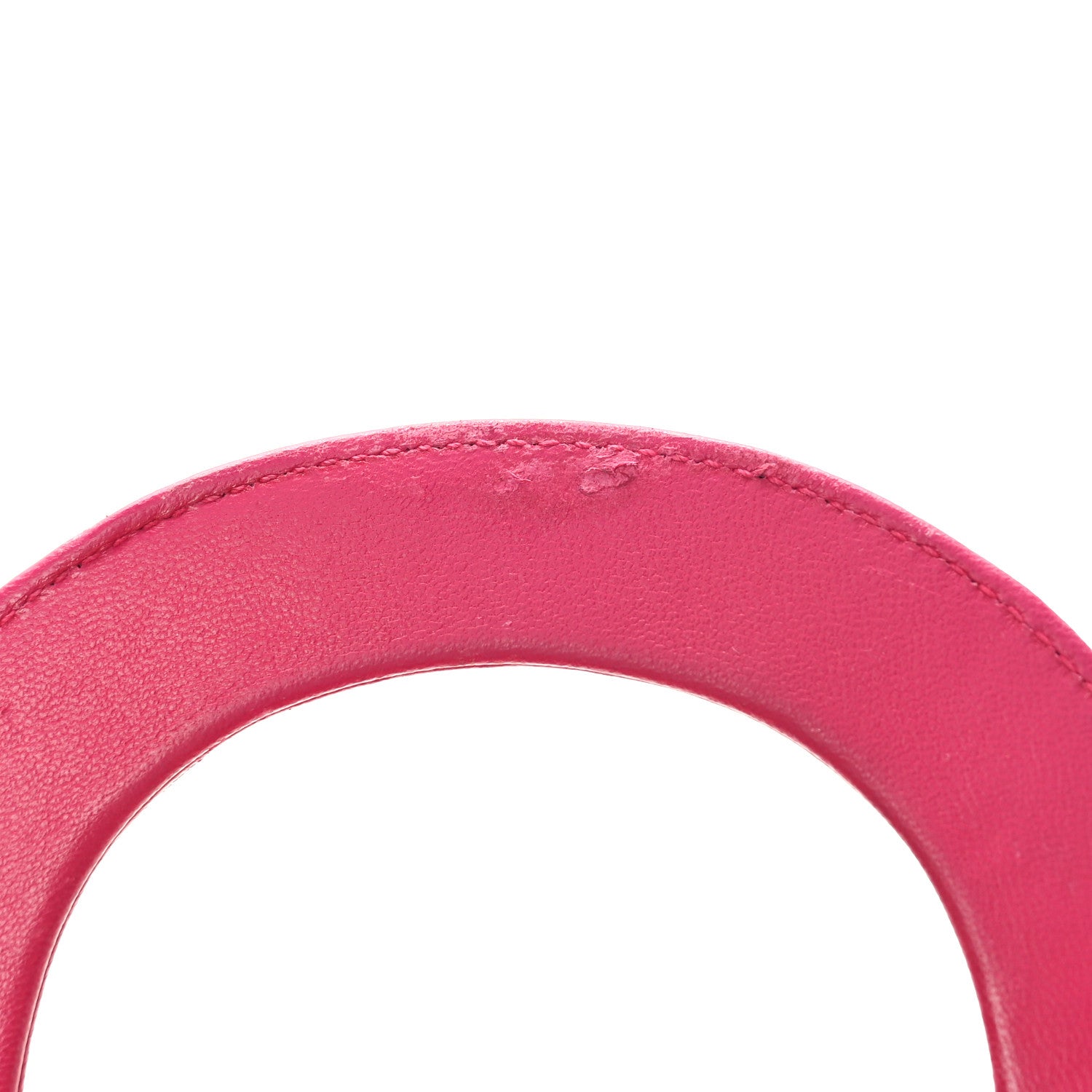 Christian Dior Lambskin Cannage Mini Bi-Color Lady Dior Red Fuchsia 9 of 11