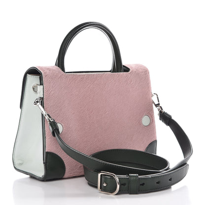 Christian Dior Calf Hair Calfskin Tri-Color Mini Diorever Flap Pink 3 of 9