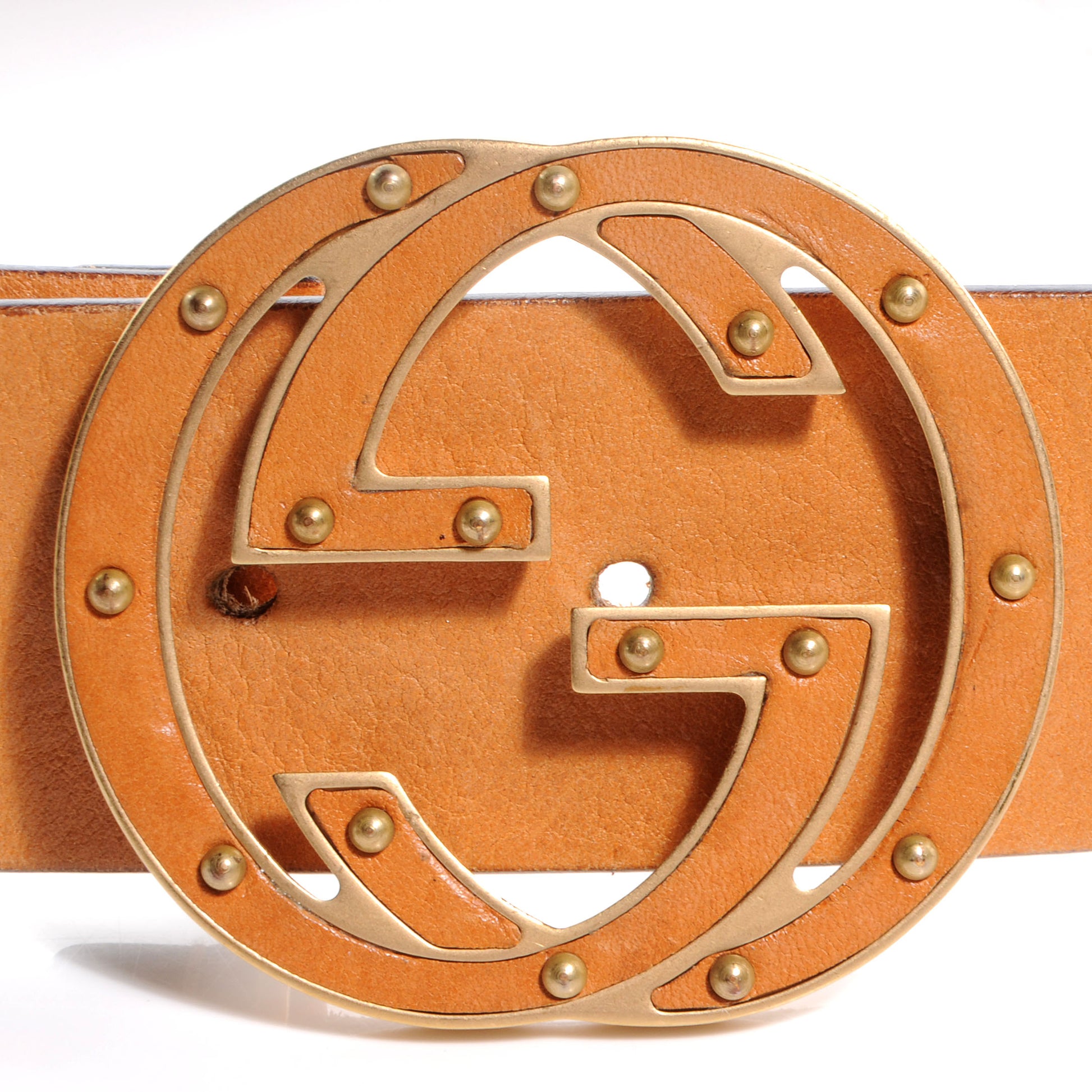 Gucci Leather Blondie GG Buckle Belt 85 34 3 of 4