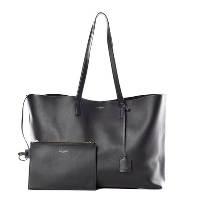 Saint Laurent Calfskin Large Shopping Tote Black 1 of 15