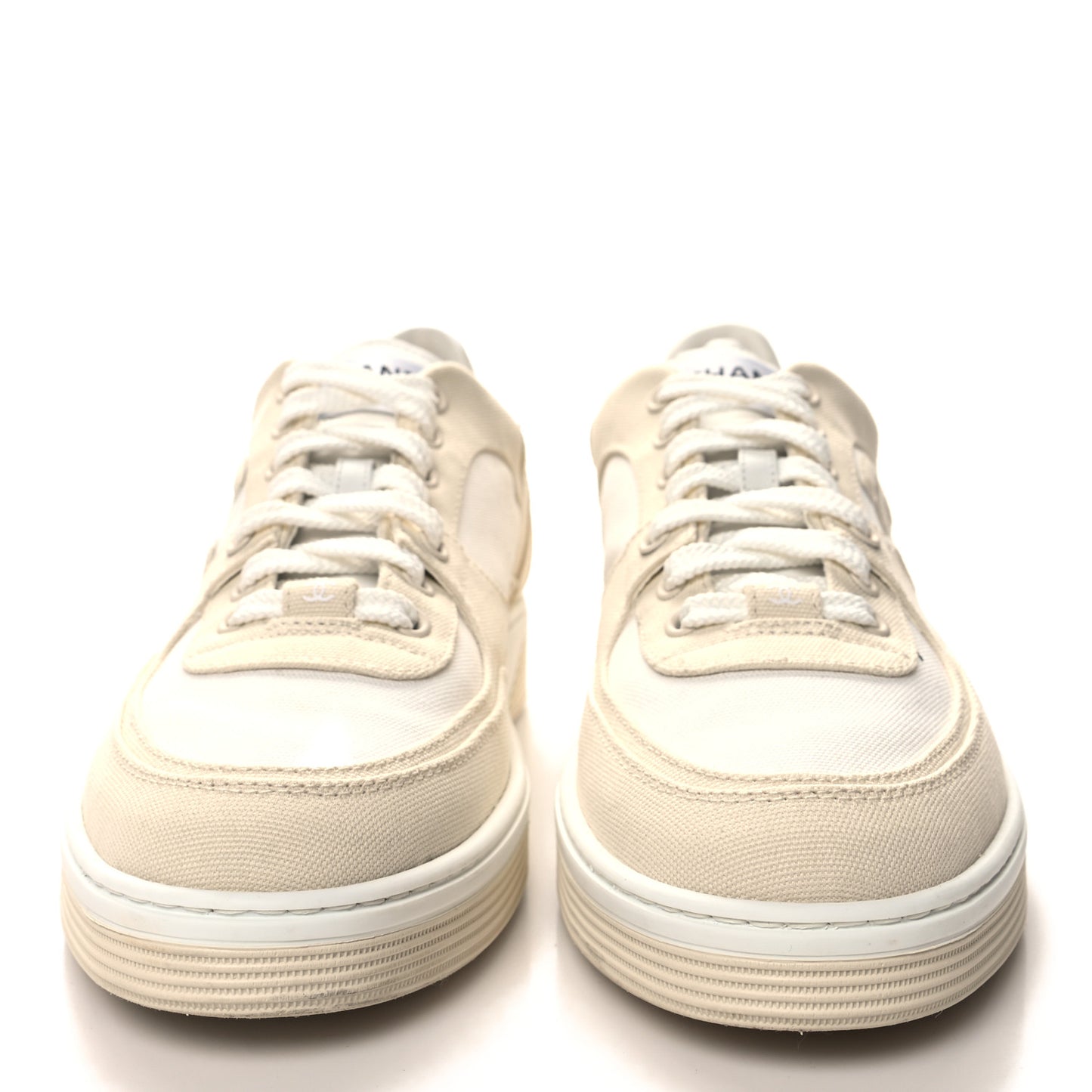 Cotton Sneakers 43 Beige