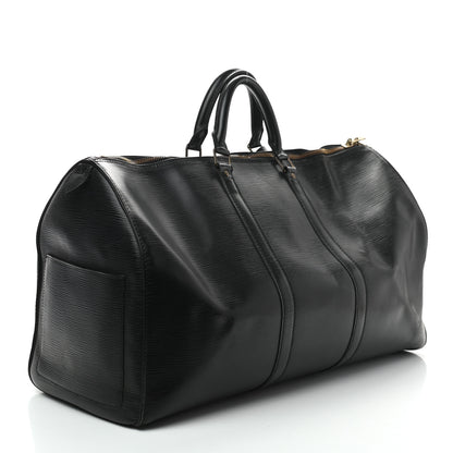 Louis Vuitton Epi Keepall 50 Black 2 of 13