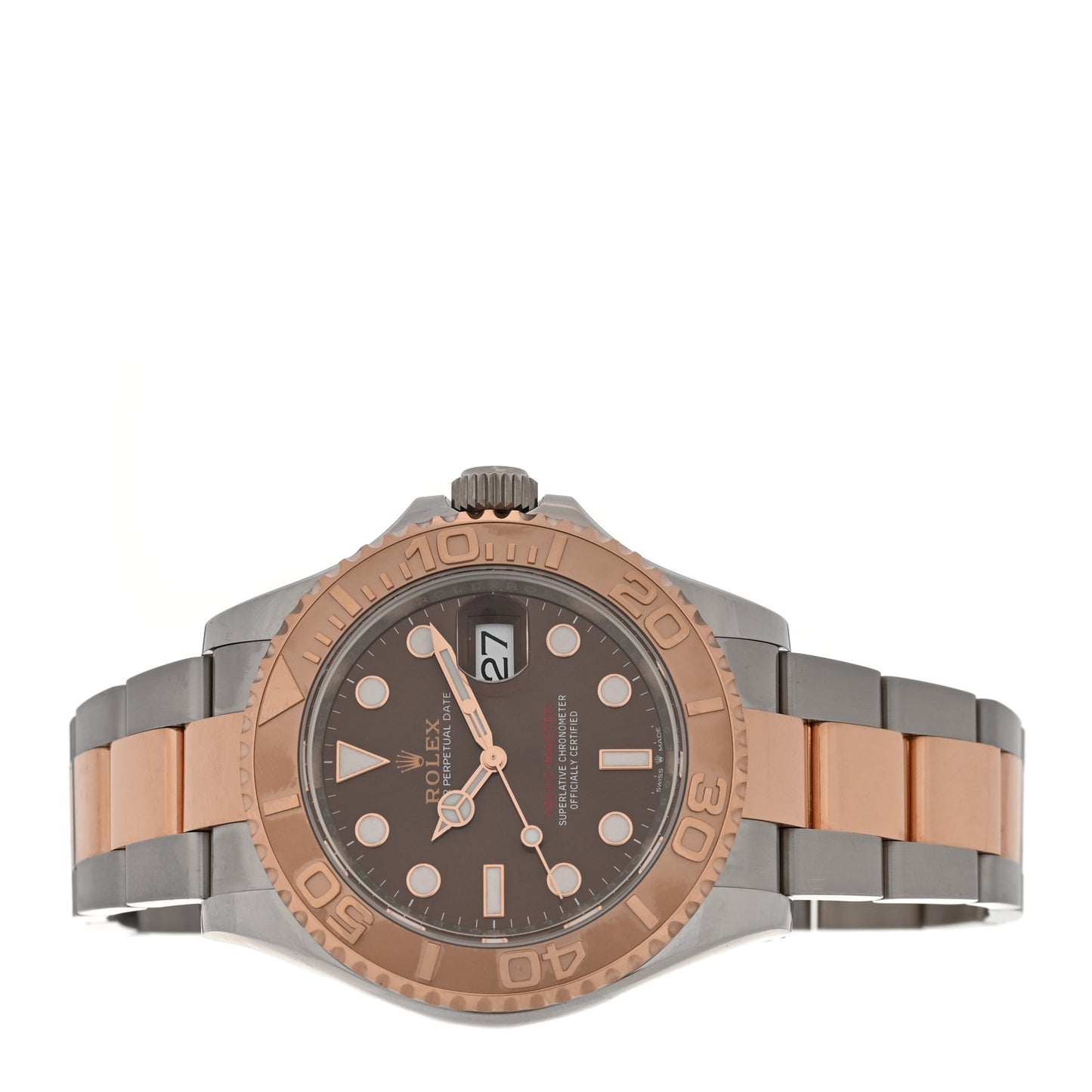 Stainless Steel 18K Everose Gold 40mm Yacht-Master Watch Chocolate 126621