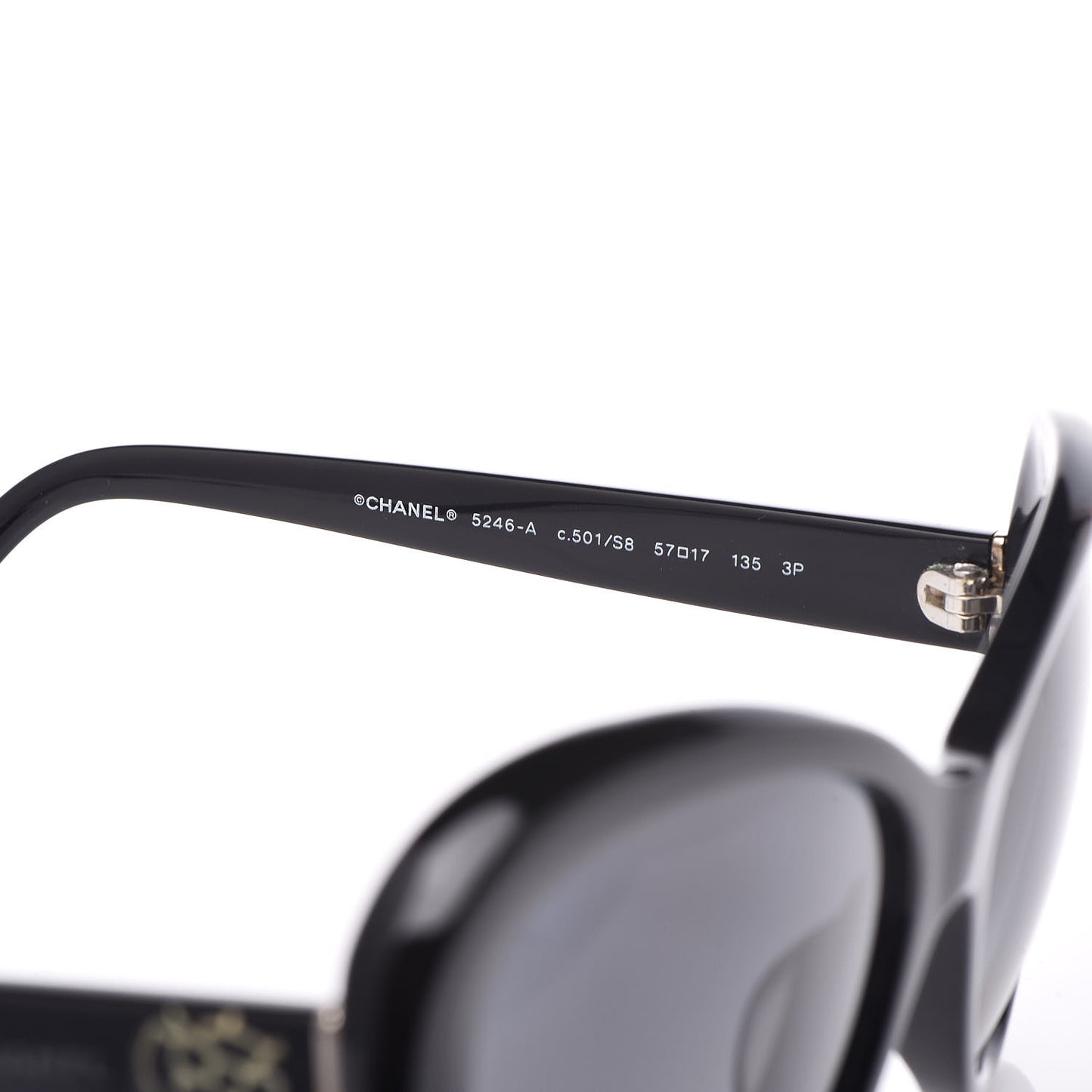 Cat Eye Sunglasses 5246-A Black