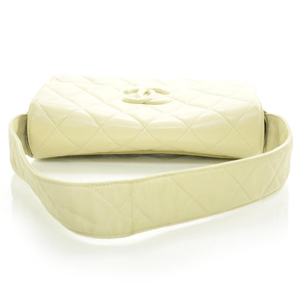 Chanel Lambskin Quilted Flap Bag Beige 6 of 10